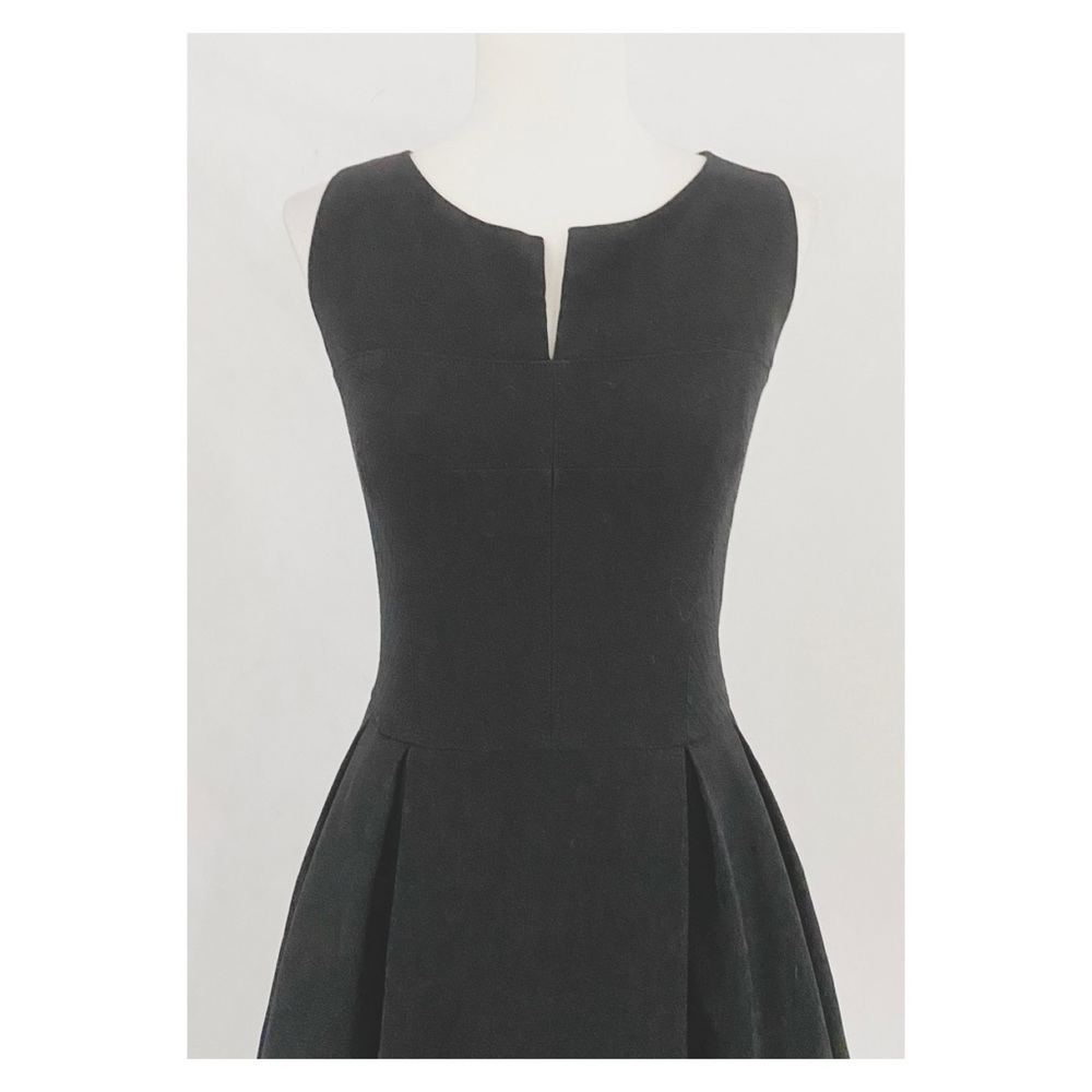 White House Black Market Stitched Fit-Flare Dress - Picture 2 of 9
